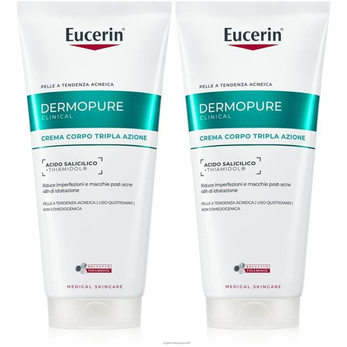 Acquista Online eucerin dermopure crema corpo tripla azione 2x200 ml e Cerca l'offerta più bassa