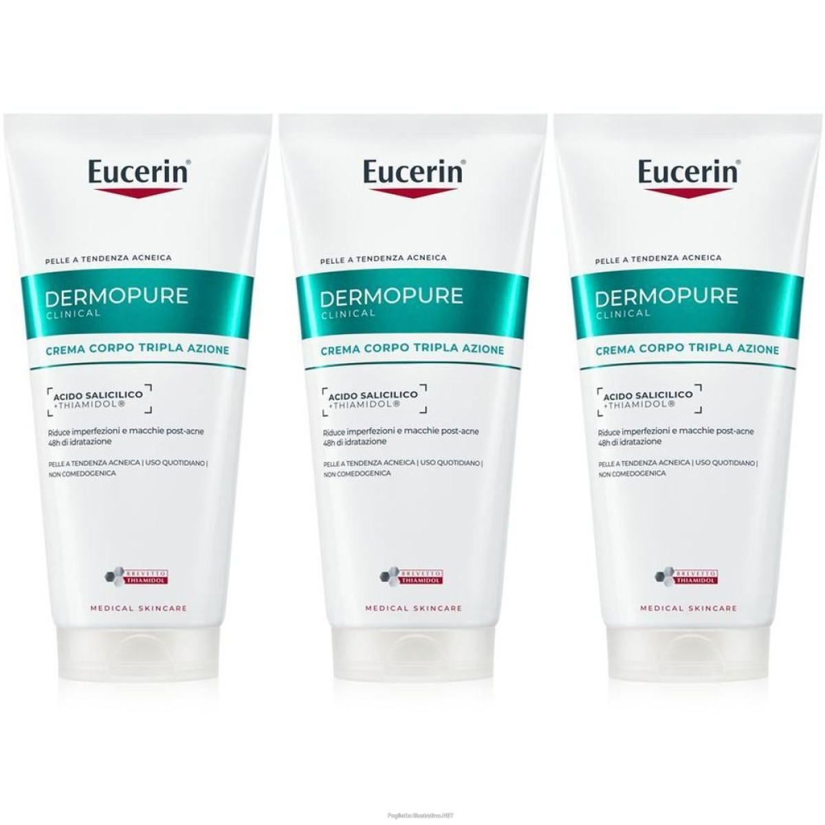 Acquista Online eucerin dermopure crema corpo tripla azione 3x200 ml e Cerca l'offerta più bassa