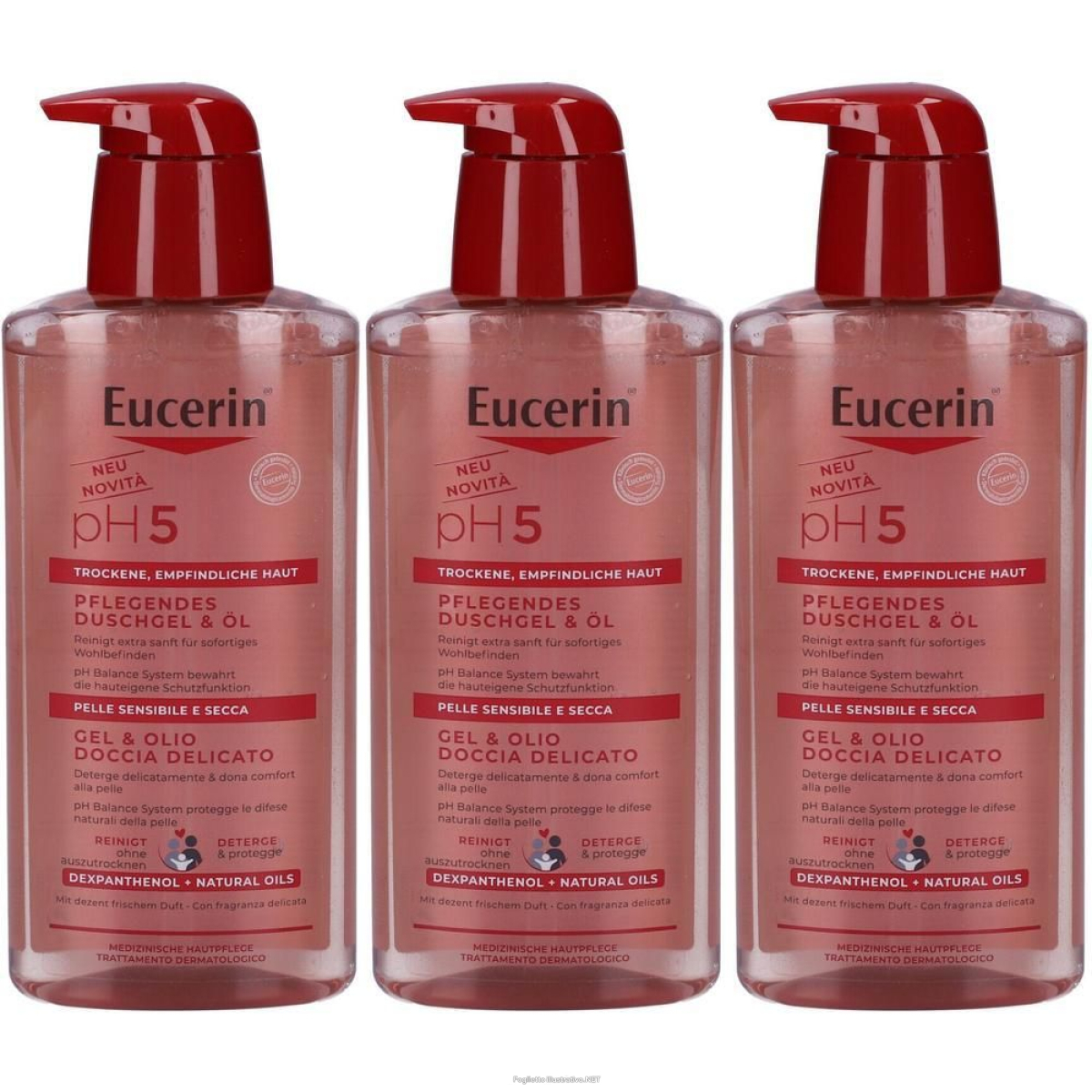 Acquista Online eucerin gel & olio doccia delicato 400ml 3x400 ml e Cerca l'offerta più bassa
