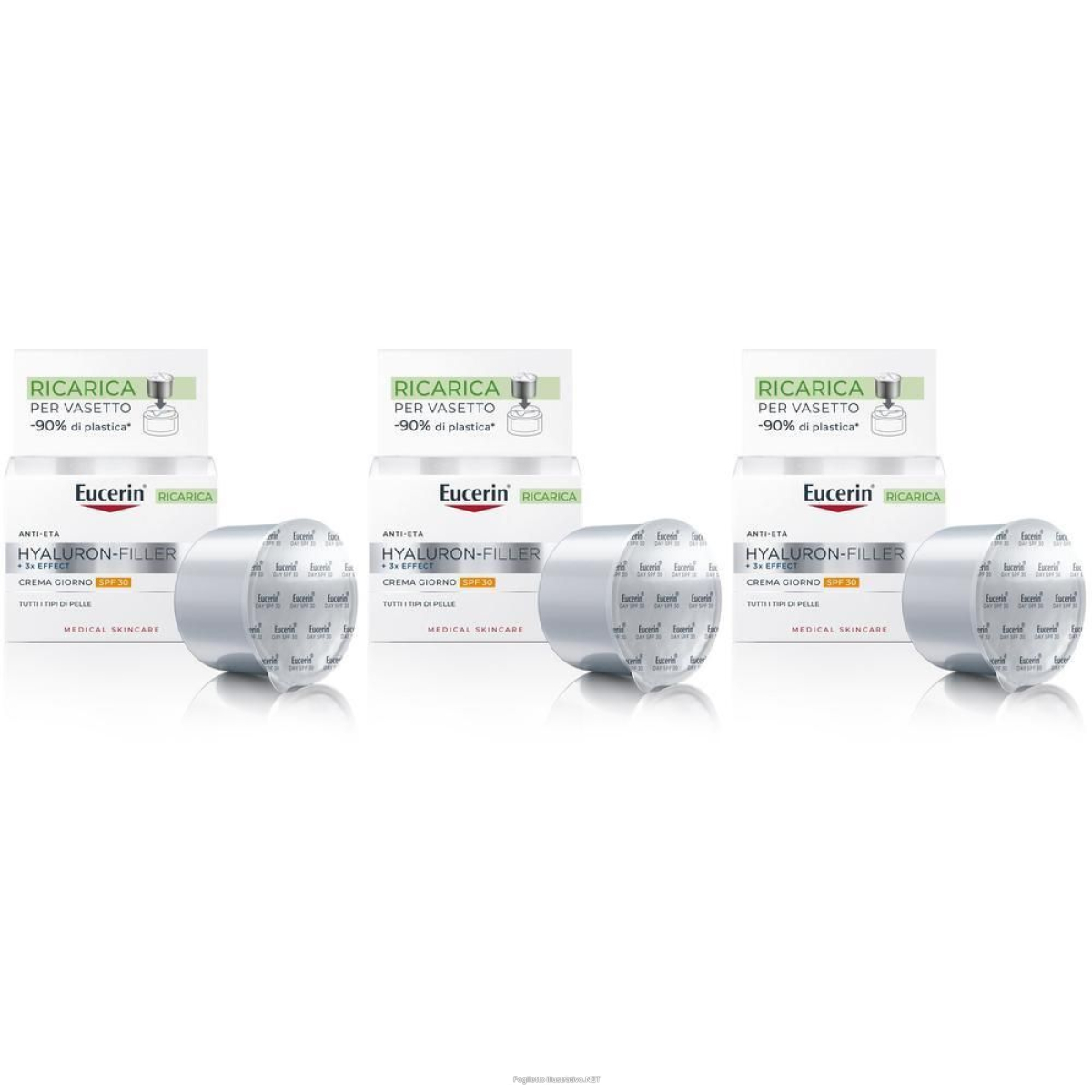 Acquista Online eucerin hyaluron-filler + 3x effect crema viso giorno spf30 anti-età r e Cerca l'offerta più bassa