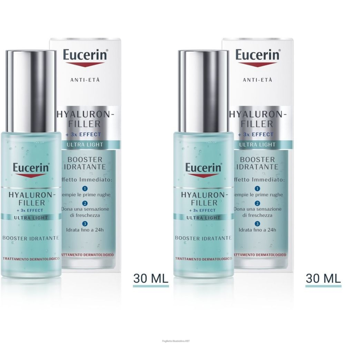 Acquista Online eucerin hyaluron-filler booster idratante 30 ml trattamento set da 2 e Cerca l'offerta più bassa
