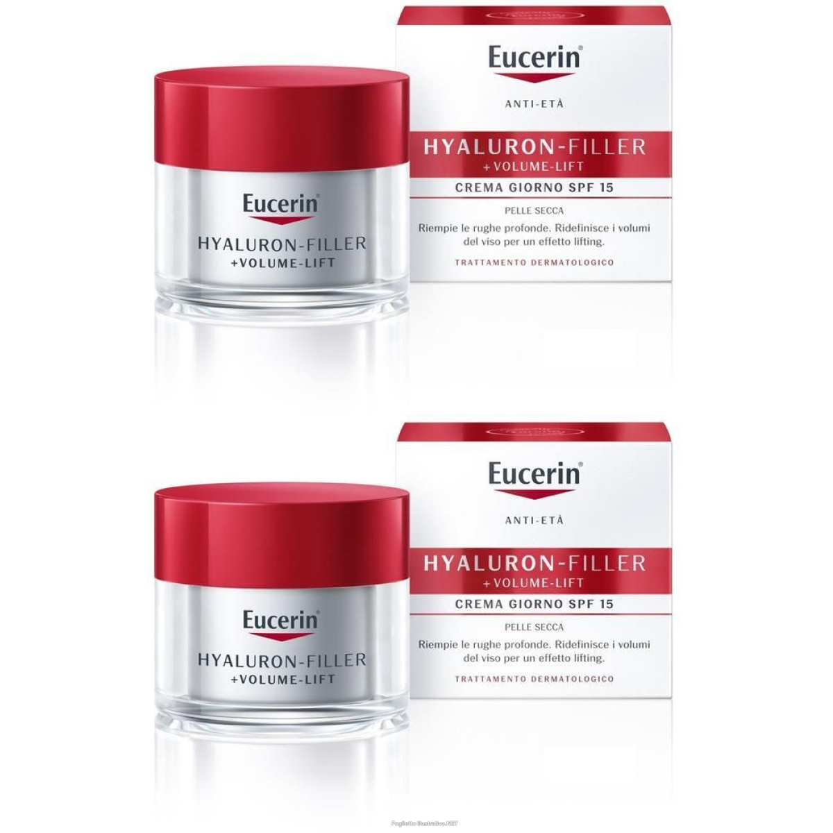Acquista Online eucerin hyaluron-filler crema giorno pelle secca 50 ml 2x50 e Cerca l'offerta più bassa