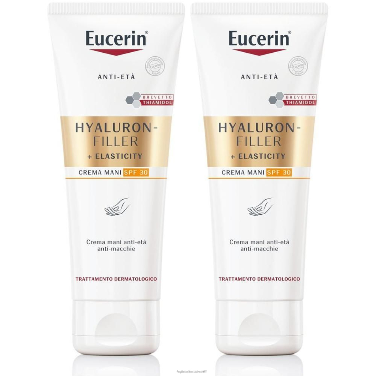 Acquista Online eucerin hyaluron- filler + elasticity 2x1 pz crema e Cerca l'offerta più bassa