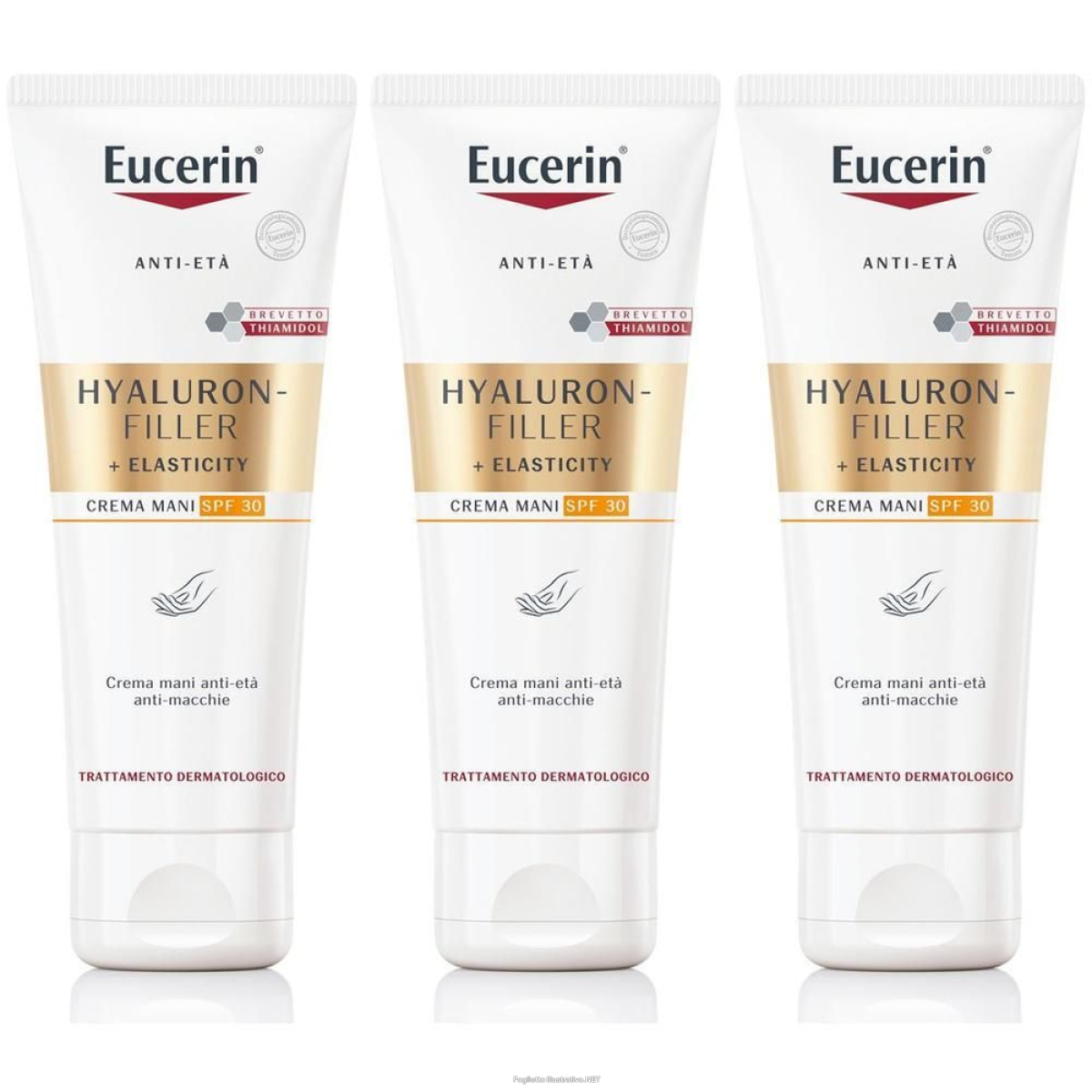 Acquista Online eucerin hyaluron- filler + elasticity 3x1 pz crema e Cerca l'offerta più bassa