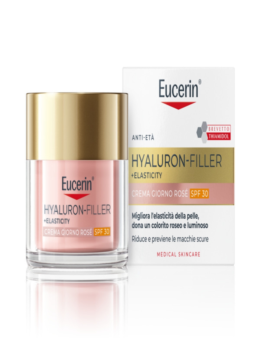 Acquista Online Eucerin hyaluron-filler + elasticity crema giorno ros&eacute; spf 30 antimacchie 50 ml e Cerca l'offerta più bassa