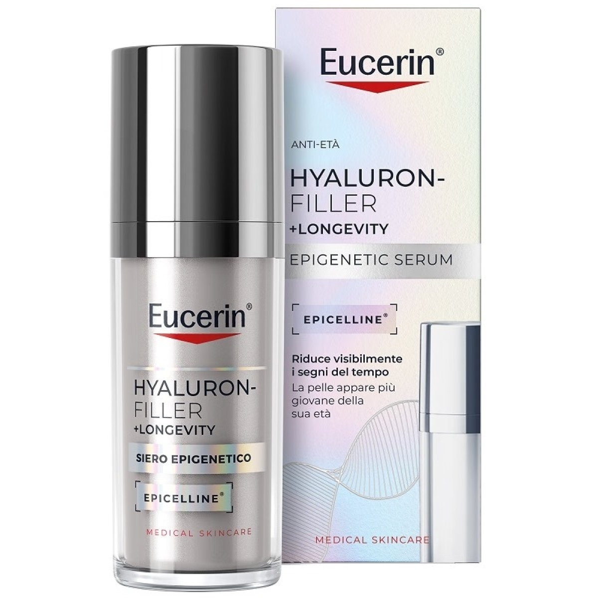 Acquista Online Eucerin hyaluron-filler + longevity siero viso epigenetico 30ml - trattamento antiage e Cerca l'offerta più bassa