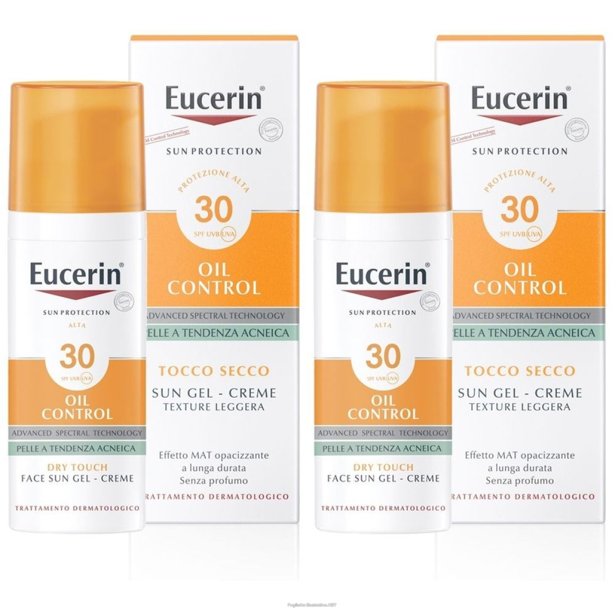 Acquista Online eucerin oil control sun gel-creme tocco secco spf 30 50 ml set da 2 2x e Cerca l'offerta più bassa