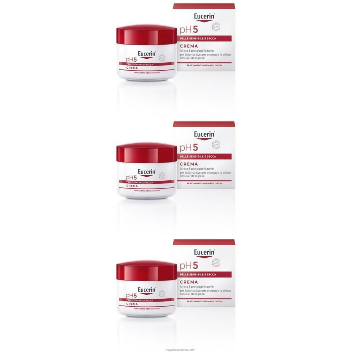 Acquista Online eucerin® ph 5 crema 3x75 ml e Cerca l'offerta più bassa
