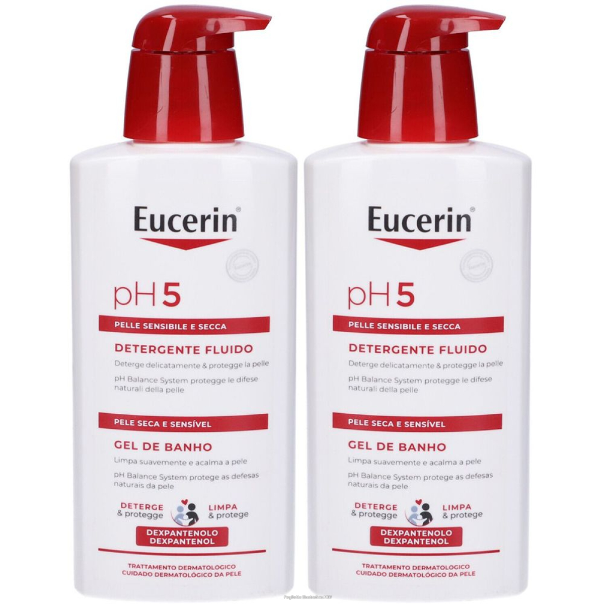 Acquista Online eucerin ph5 detergente fluido 400 ml set da 2 2x400 gel doccia e Cerca l'offerta più bassa