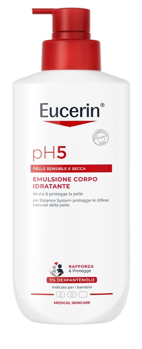 Acquista Online Eucerin ph5 emulsione corpo idratante 400 ml con 5% dexpantenolo per pelle secca e sensibile e Cerca l'offerta più bassa