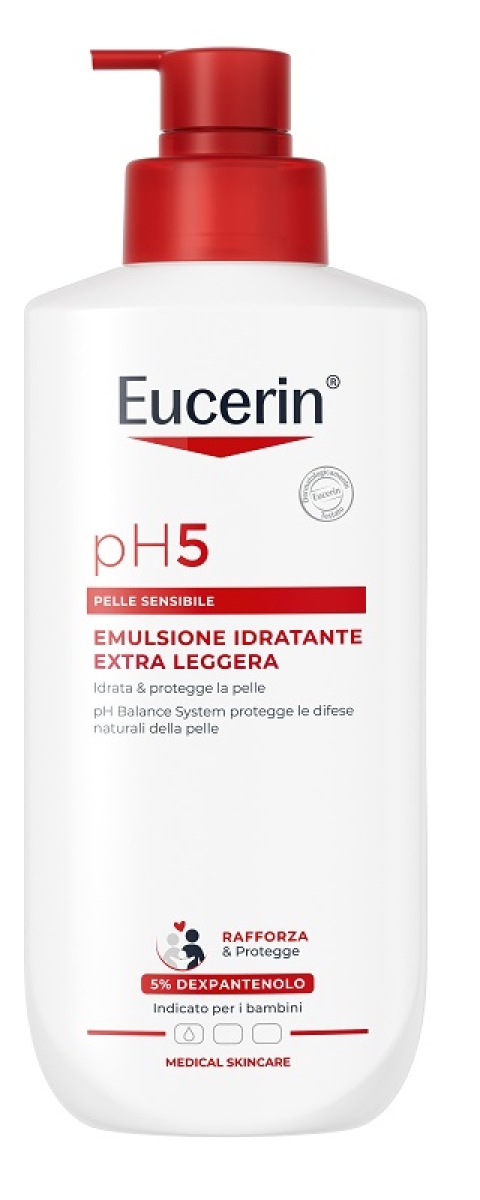 Acquista Online Eucerin ph5 emulsione idratante extra leggera - emulsione idratante per la pelle sensibile, 400 ml e Cerca l'offerta più bassa