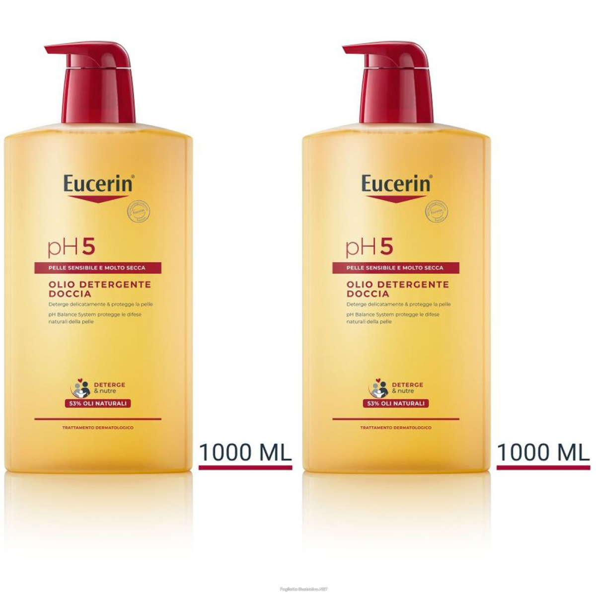 Acquista Online eucerin ph5 olio detergente doccia 1000ml set da 2 2x1000 ml detergent e Cerca l'offerta più bassa
