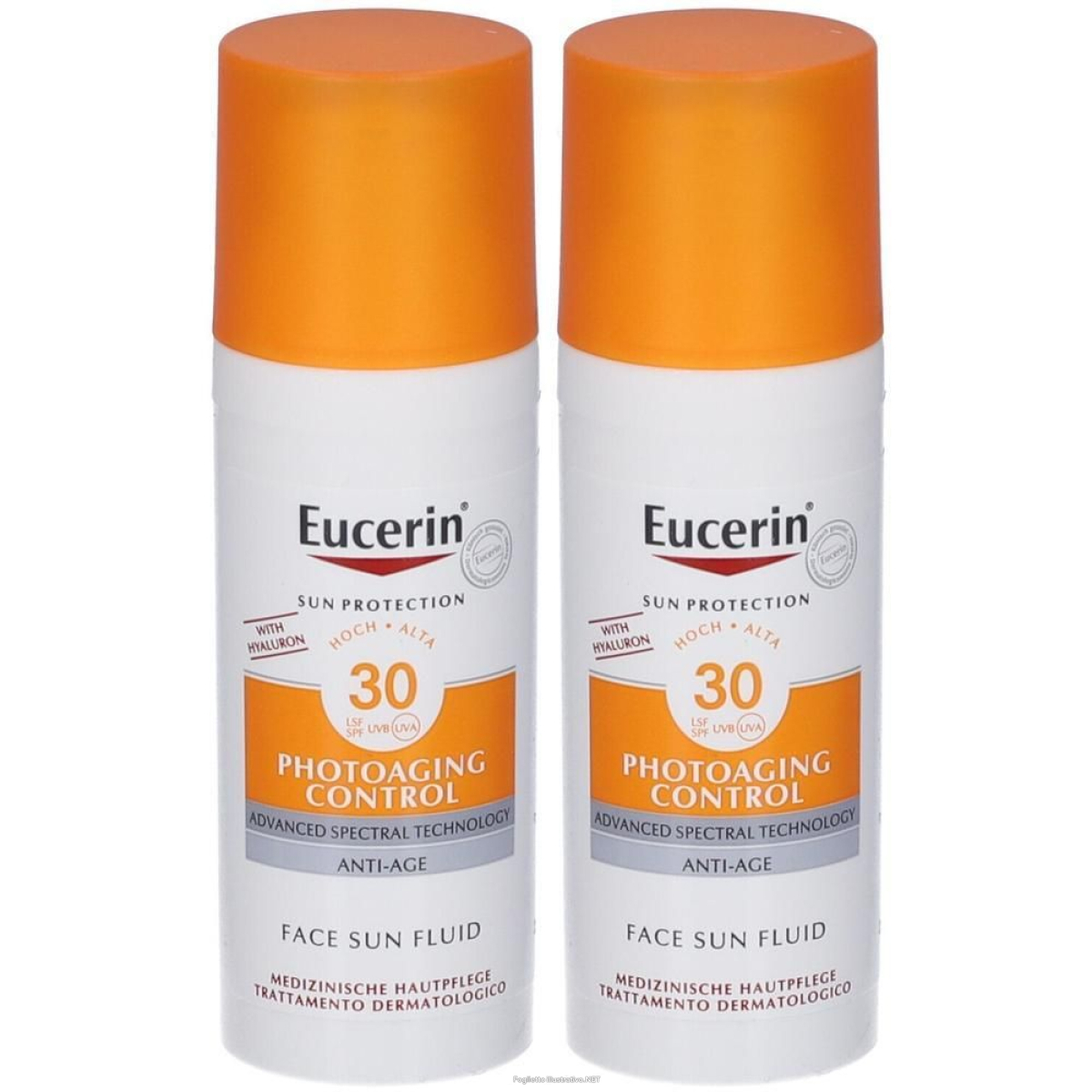 Acquista Online eucerin photoaging control sun fluid spf 30 50 ml 2x50 soluzione e Cerca l'offerta più bassa
