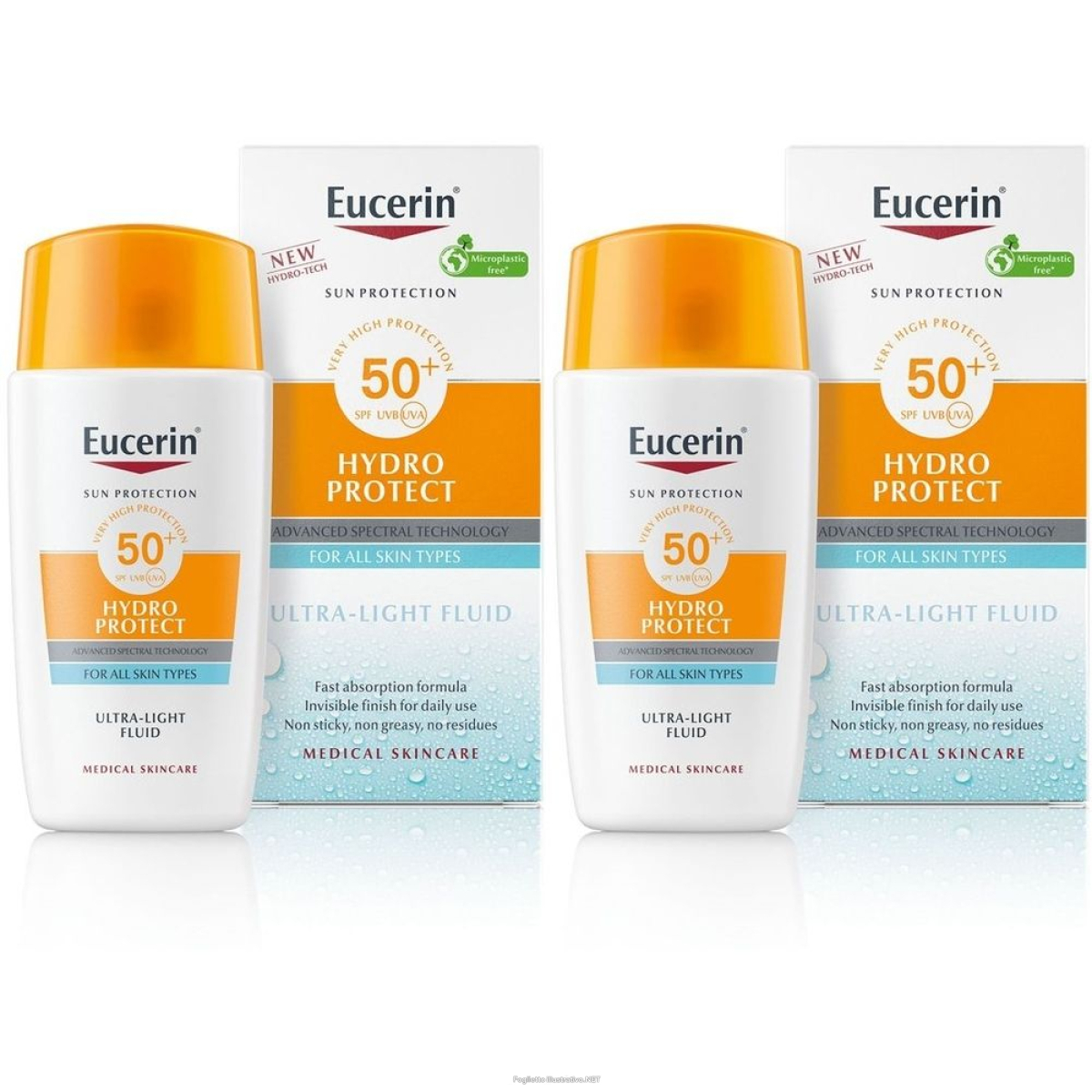 Acquista Online eucerin sun face hydro protect fluido ultra-leggero spf 50+ sun fluid e Cerca l'offerta più bassa