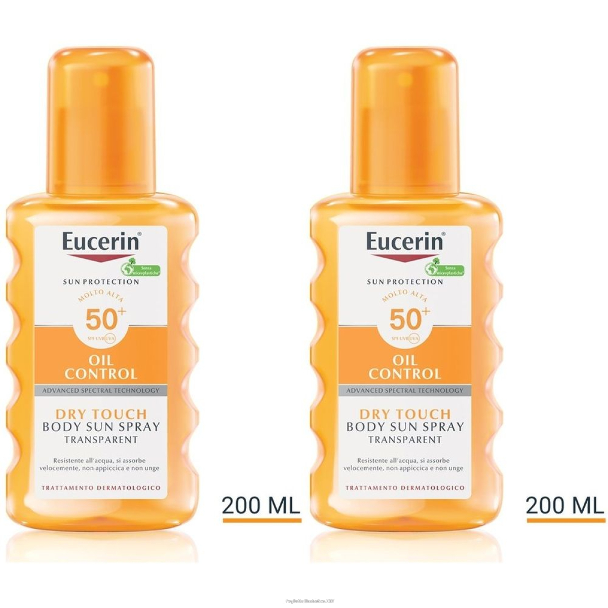 Acquista Online eucerin sun spray trasparente fp 50 200 ml set da 2 2x200 e Cerca l'offerta più bassa