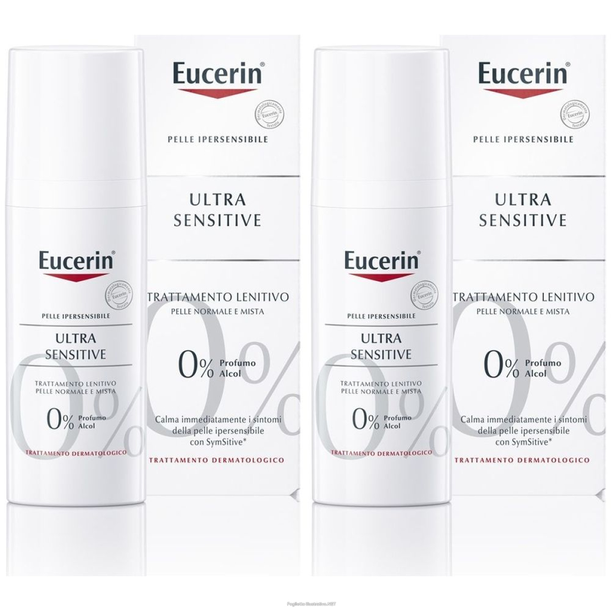 Acquista Online eucerin® ultrasensitive trattamento lenitivo 400ml set da 2 2x50 ml cr e Cerca l'offerta più bassa