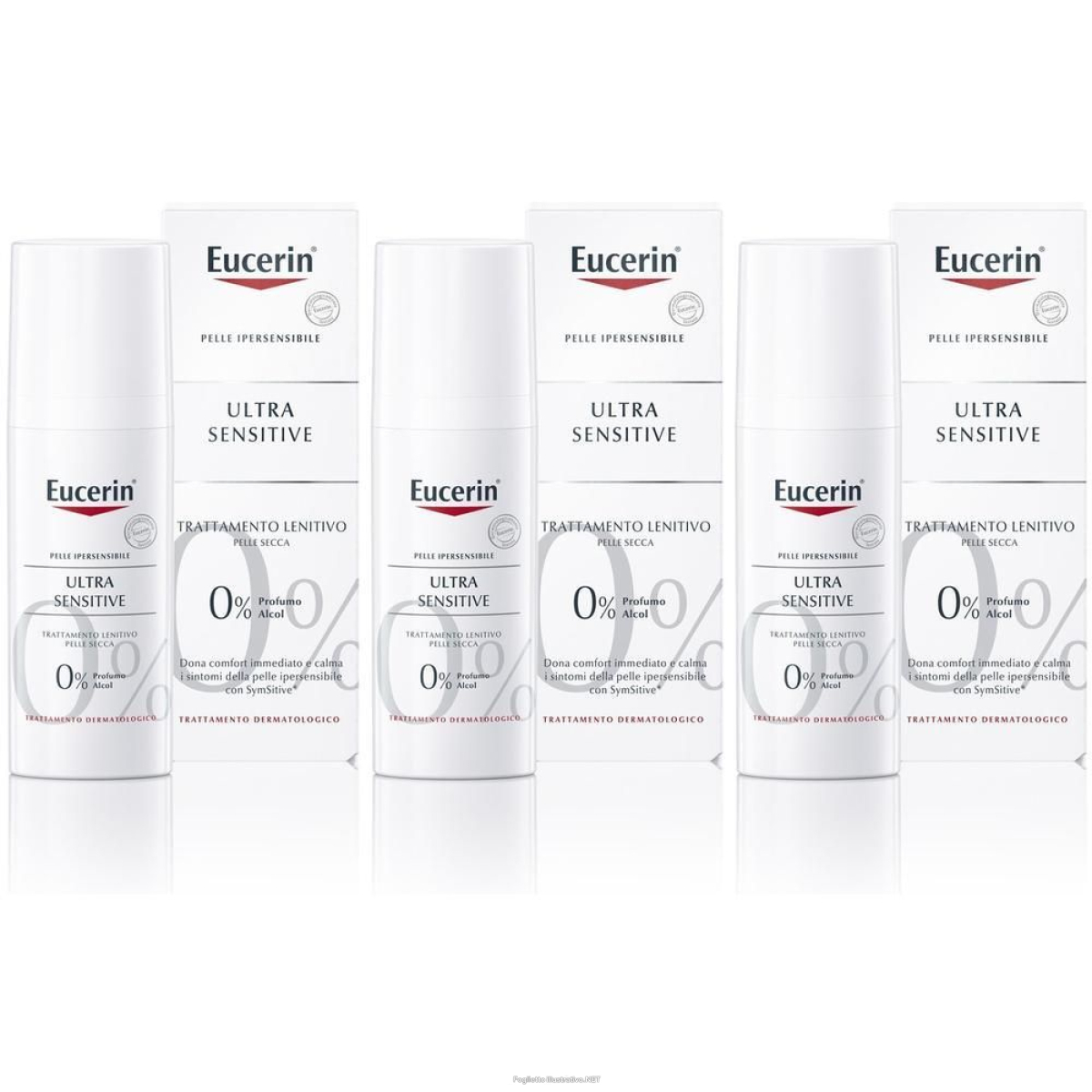 Acquista Online eucerin ultrasensitive trattamento lenitivo pelle secca 3x50 ml e Cerca l'offerta più bassa