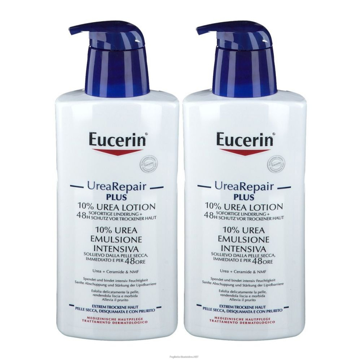 Acquista Online eucerin urearepair 10% emulsione intensiva x2 2x400 ml e Cerca l'offerta più bassa