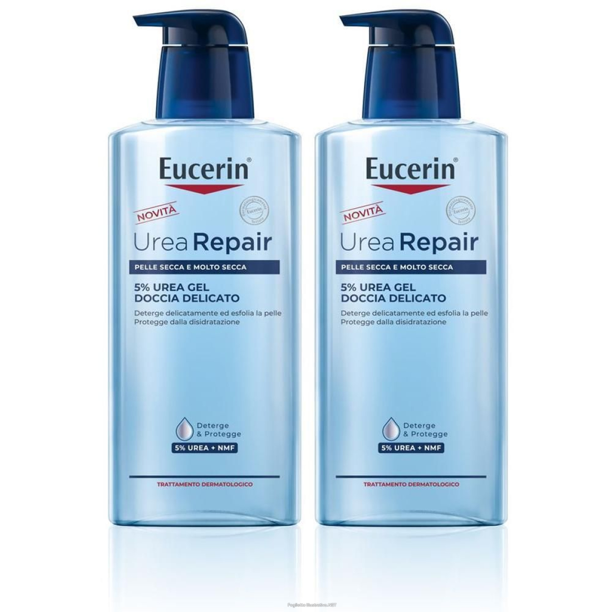 Acquista Online eucerin urearepair detergente fluido 5% urea 2x400 ml e Cerca l'offerta più bassa
