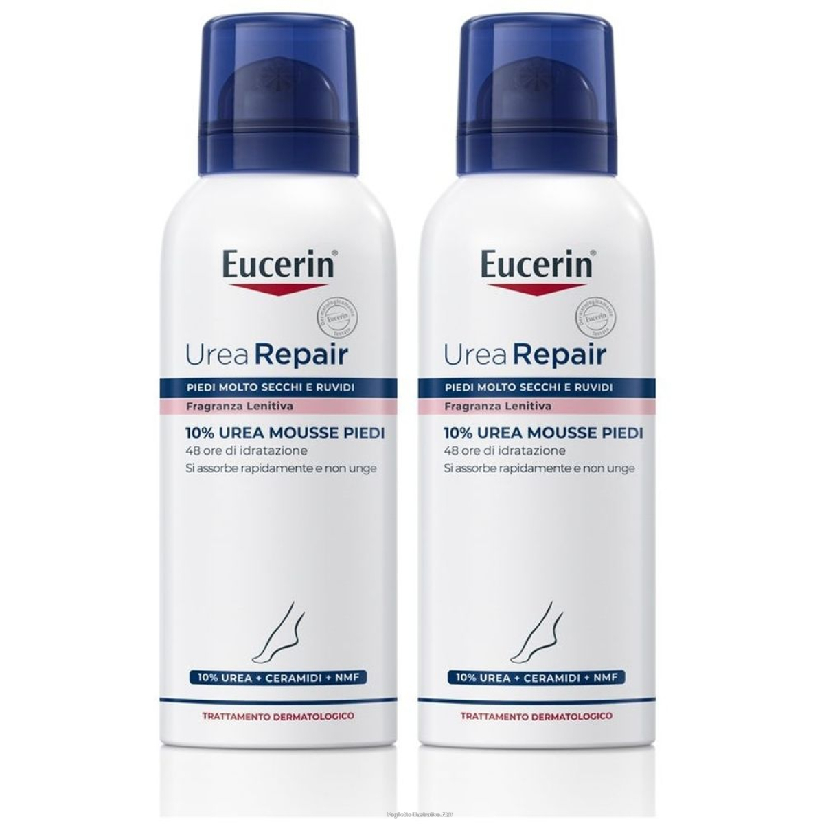 Acquista Online eucerin urearepair plus mousse piedi 150ml crema piedi set da 2 2x150 e Cerca l'offerta più bassa