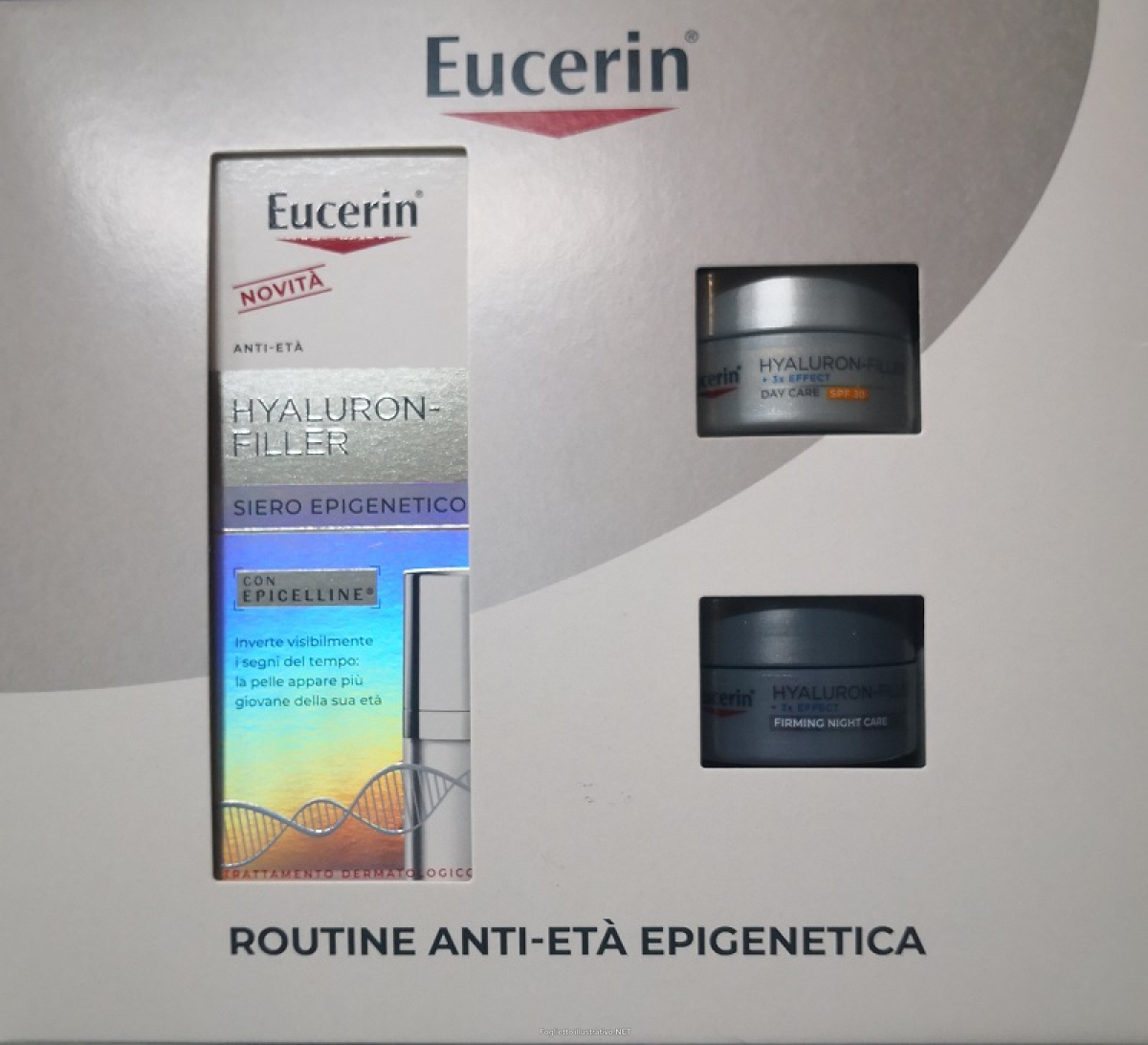 Acquista Online eucerin xmas pack epigenetic serum mini cofanetto di bellezza epigenetic serum 30 ml + hyaluron filler crema spf30 20 ml + hyaluron filler crema notte 20 ml e Cerca l'offerta più bassa