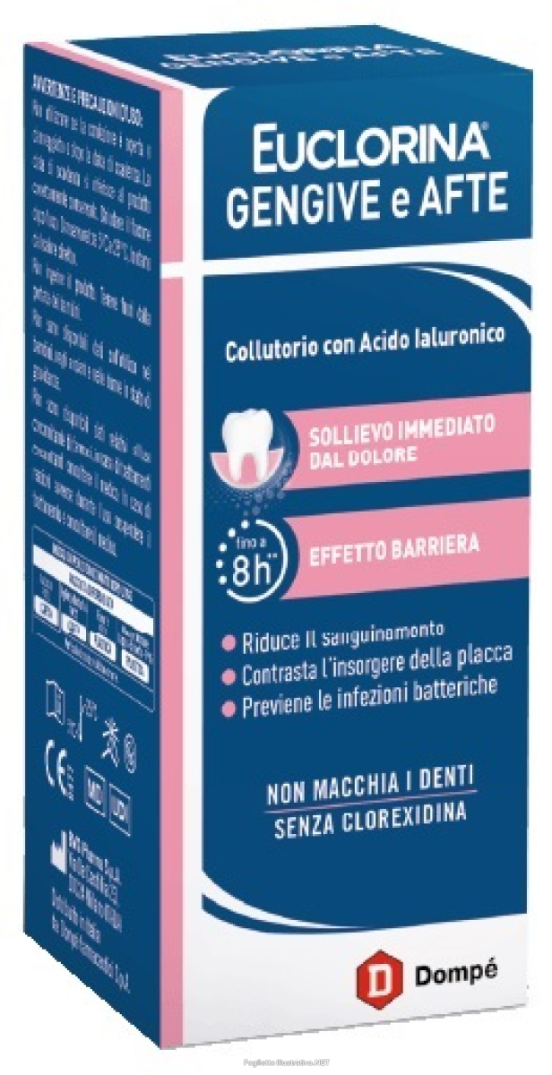 Acquista Online euclorina gengive e afte sollievo dal dolore effetto barriere collutorio 200ml e Cerca l'offerta più bassa