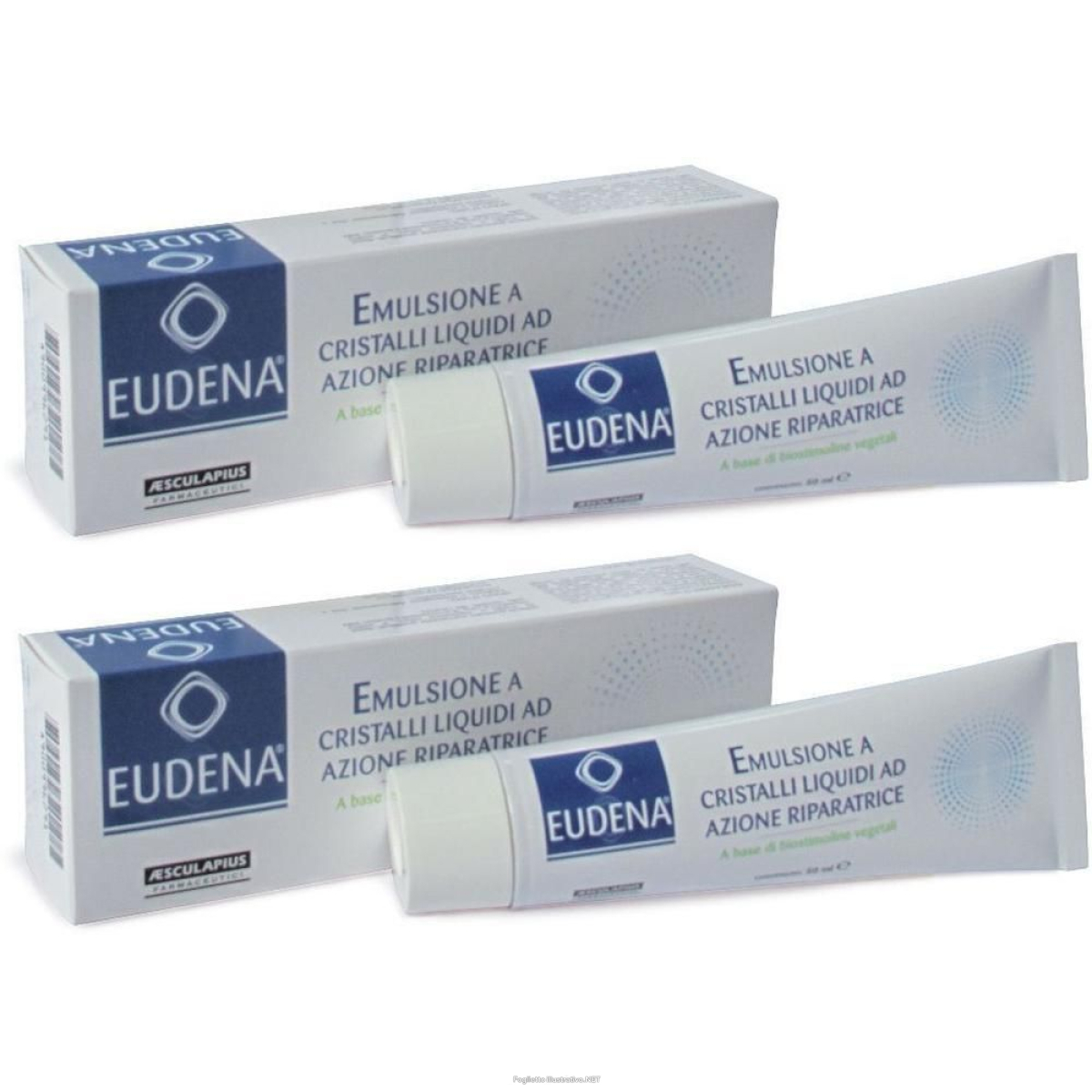 Acquista Online eudena® emulsione a cristalli liquidi ad azione riparatrice 2x50 ml cr e Cerca l'offerta più bassa