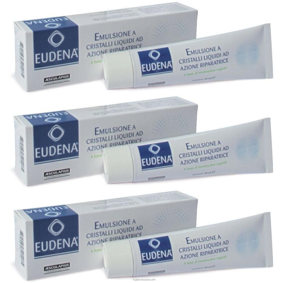 Acquista Online eudena® emulsione a cristalli liquidi ad azione riparatrice 3x50 ml cr e Cerca l'offerta più bassa