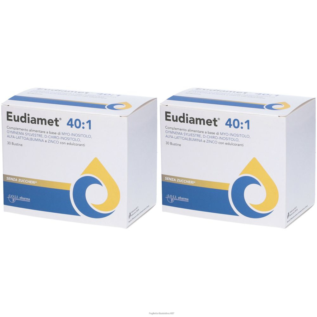 Acquista Online eudiamet 40:1 set da 2 2x30 pz bustina e Cerca l'offerta più bassa