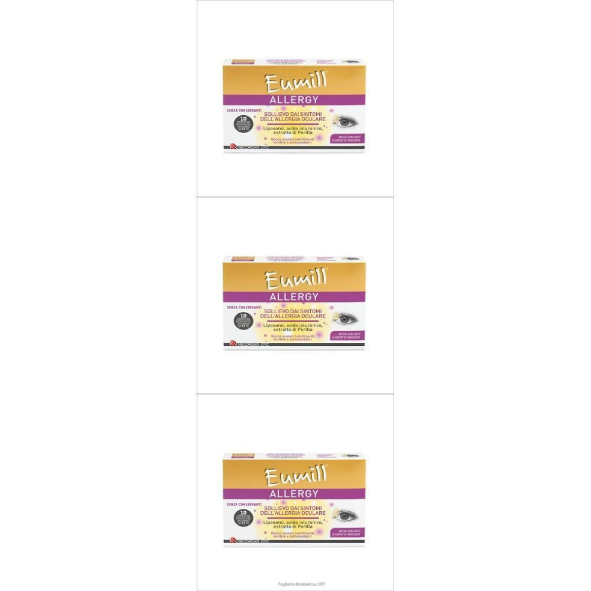 Acquista Online eumill allergy gocce oculari 10 flaconcini da 0,5 ml 3x10x0,5 ml e Cerca l'offerta più bassa