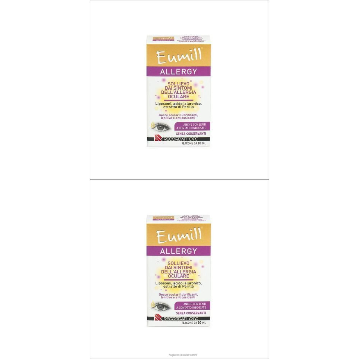 Acquista Online eumill allergy gocce oculari 2x10 ml oftalmiche e Cerca l'offerta più bassa