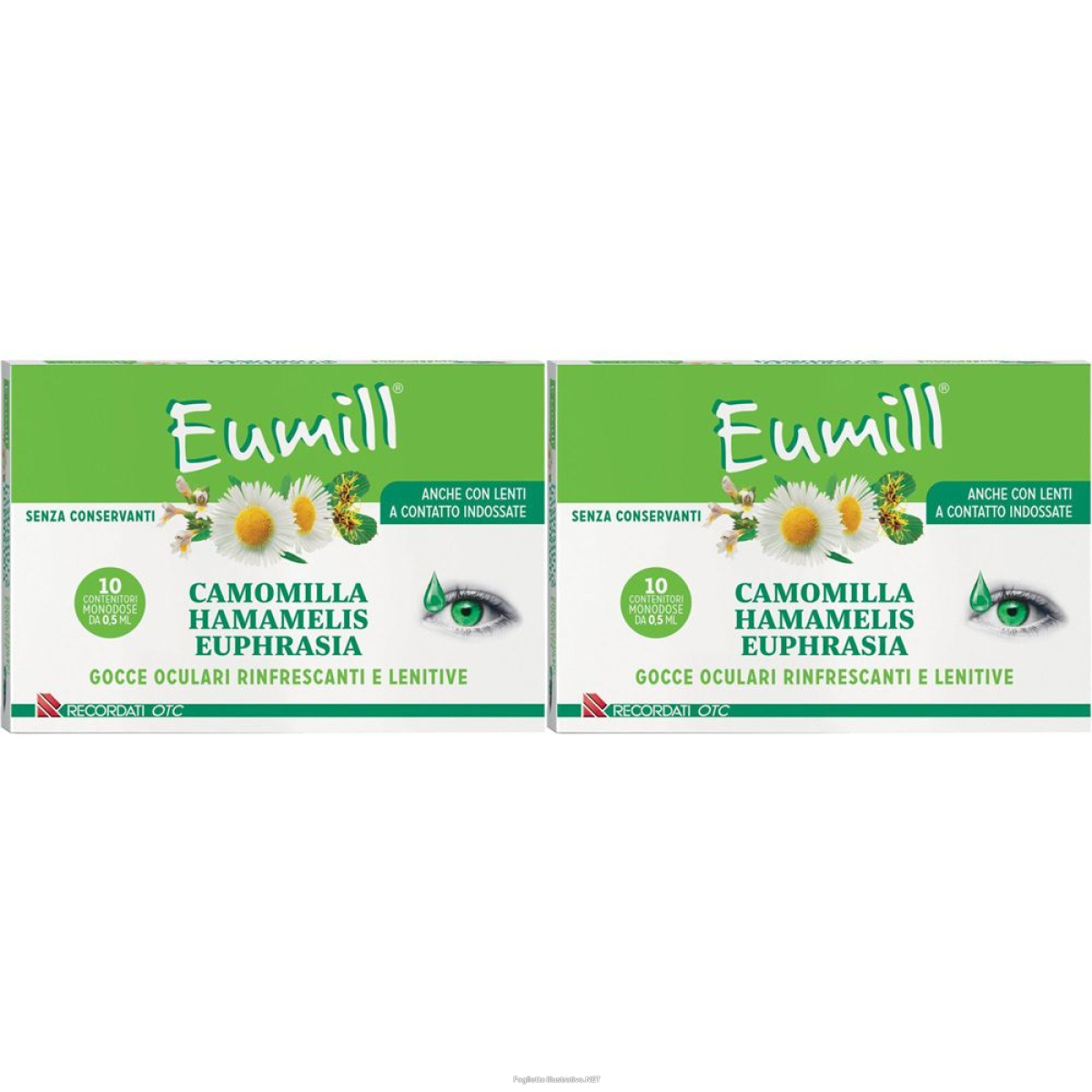 Acquista Online eumill® camomilla, hamamelis, euphrasia set da 2 2x10x0,5 ml pipette m e Cerca l'offerta più bassa