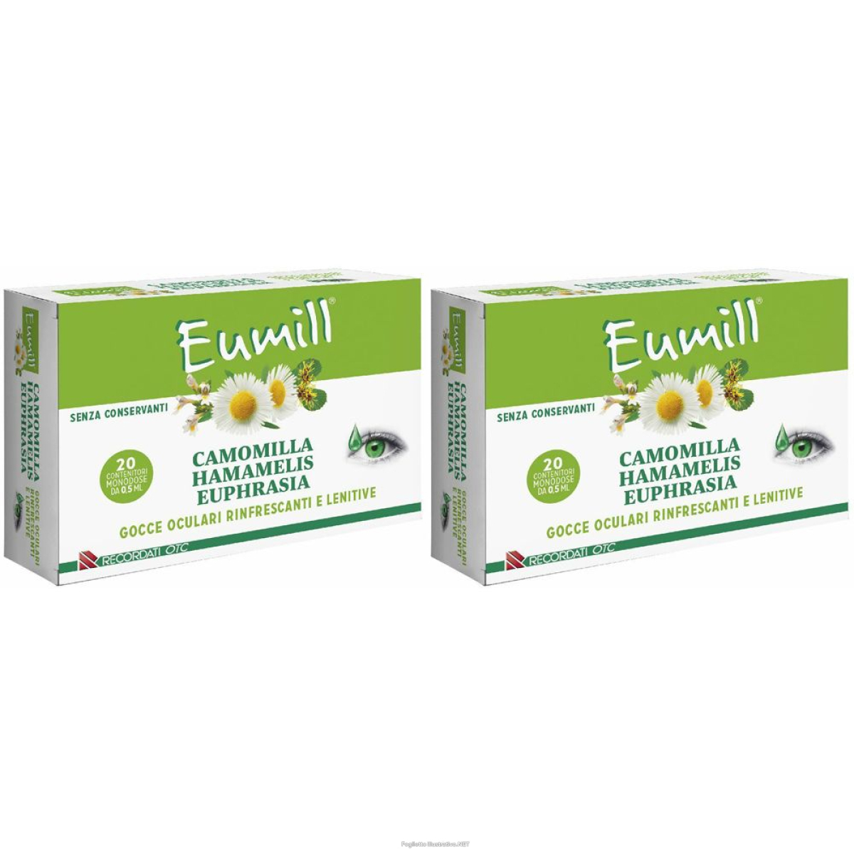 Acquista Online eumill gocce oculari rinfrescanti e lenitive set da 2 2x20x0,5 ml fial e Cerca l'offerta più bassa