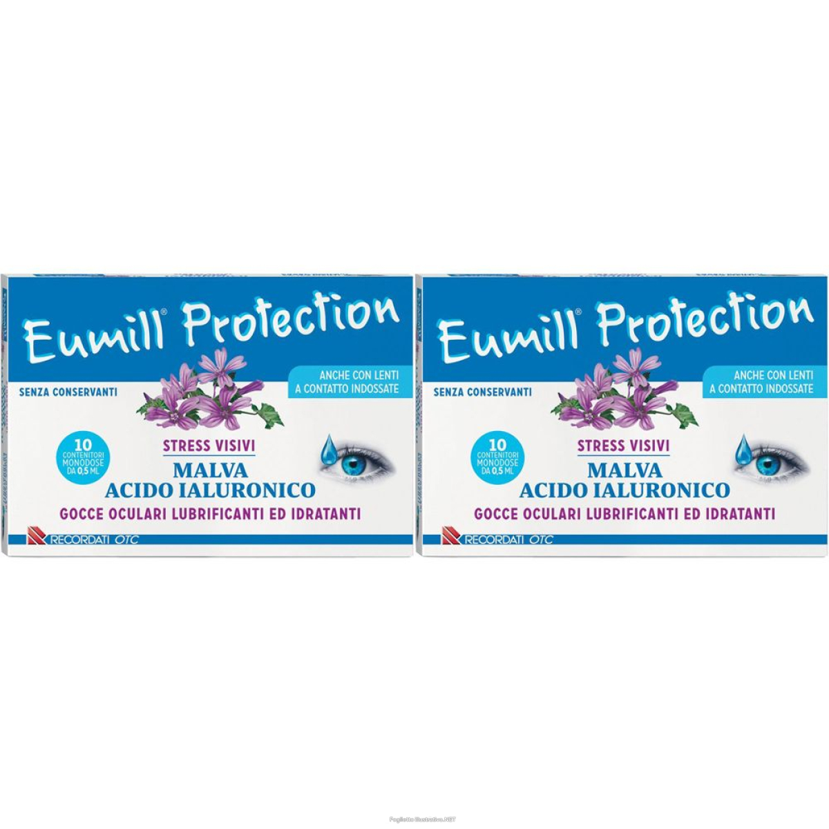 Acquista Online eumill® protection gocce oculari set da 2 2x10x0,5 ml pipette monodose e Cerca l'offerta più bassa