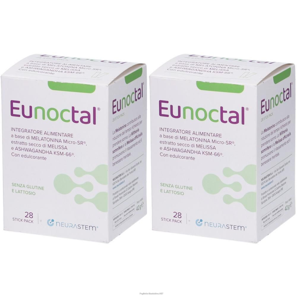 Acquista Online eunoctal 28 stick pack 2x42 g granuli e Cerca l'offerta più bassa