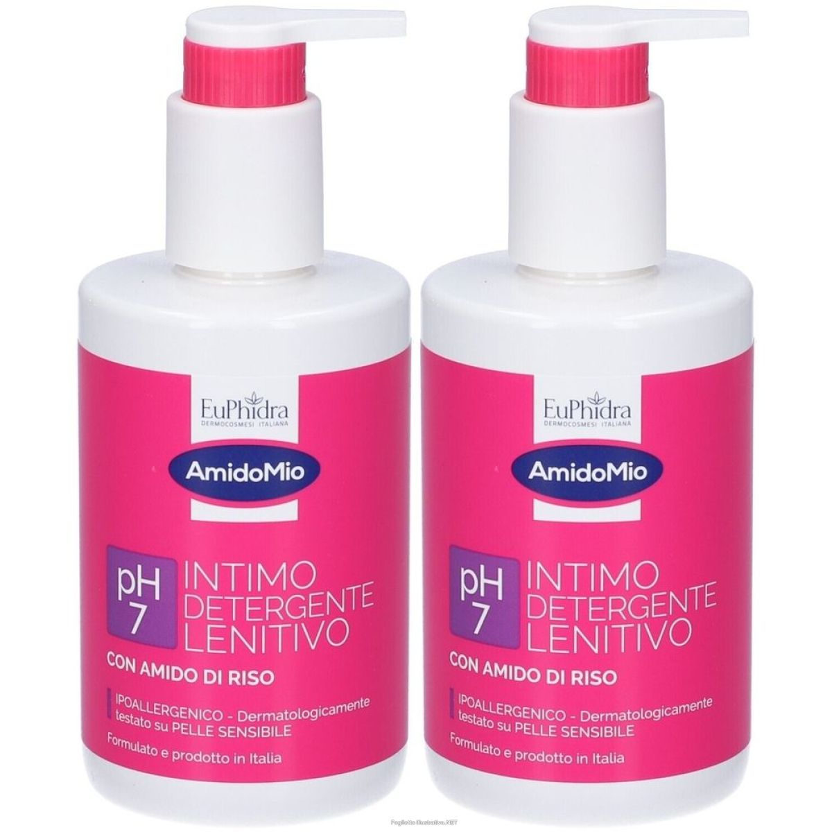 Acquista Online euphidra amido mio intimo detergente lenitivo ph 7 set da 2 2x250 ml e Cerca l'offerta più bassa