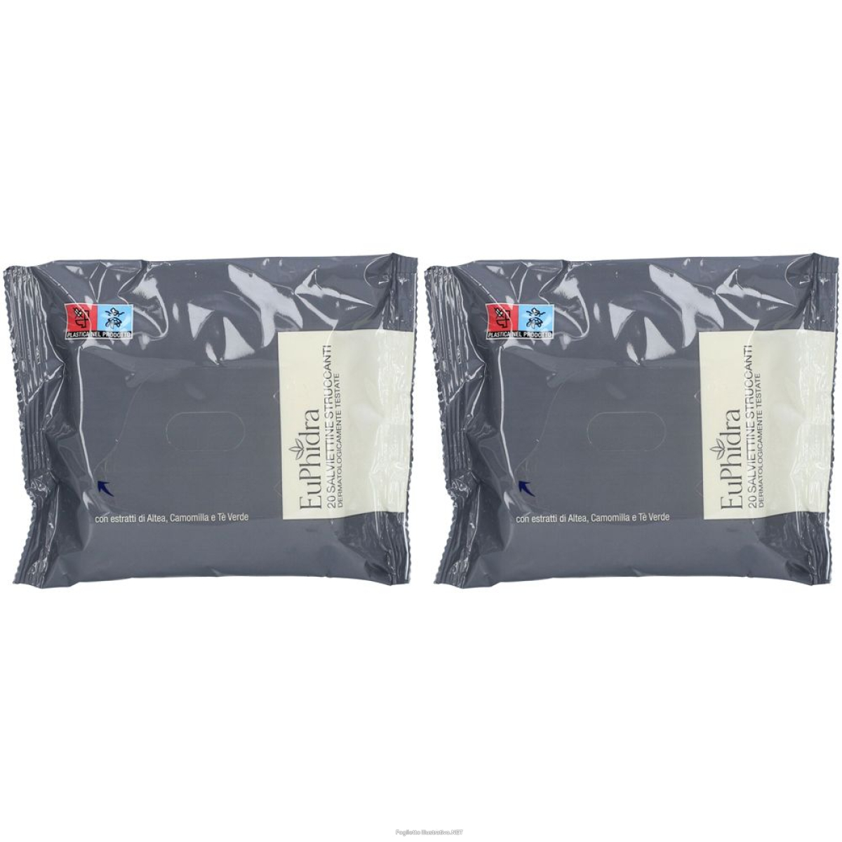 Acquista Online euphidra amidomio salviettine struccanti set da 2 2x20 pz salviette e Cerca l'offerta più bassa
