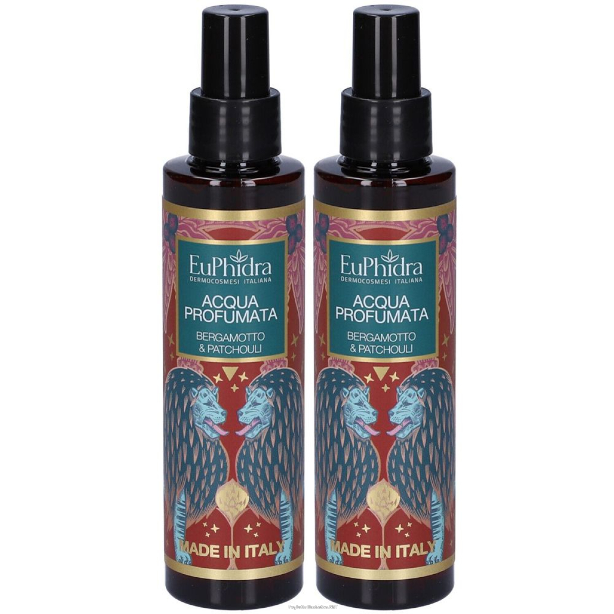 Acquista Online euphidra aqua profumata bergamotto e patchouli set da 2 2x125 ml e Cerca l'offerta più bassa