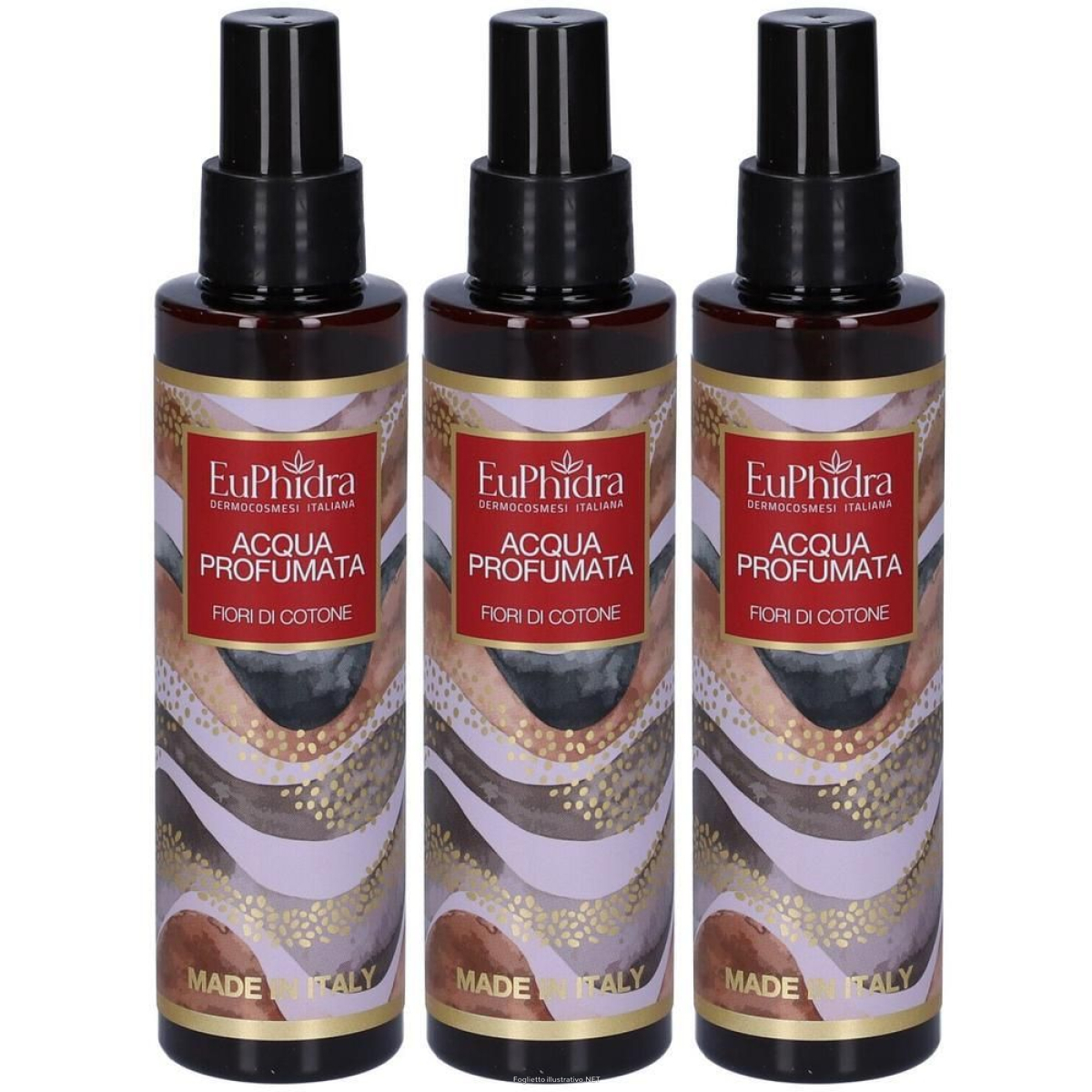 Acquista Online euphidra aqua profumata fiori di cotone 3x125 ml e Cerca l'offerta più bassa