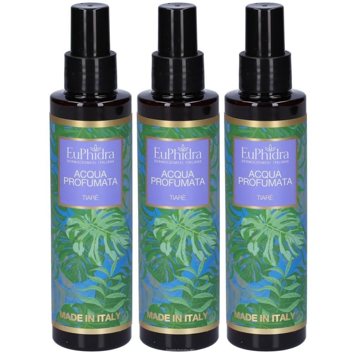 Acquista Online euphidra aqua profumata tiaré 3x125 ml e Cerca l'offerta più bassa
