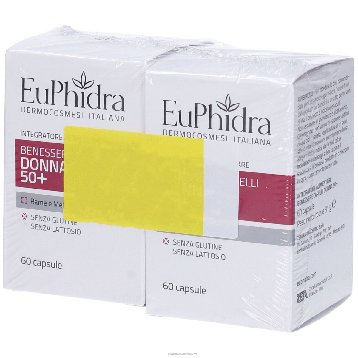 Acquista Online euphidra benessere capelli donna 50+ 62 g capsule e Cerca l'offerta più bassa