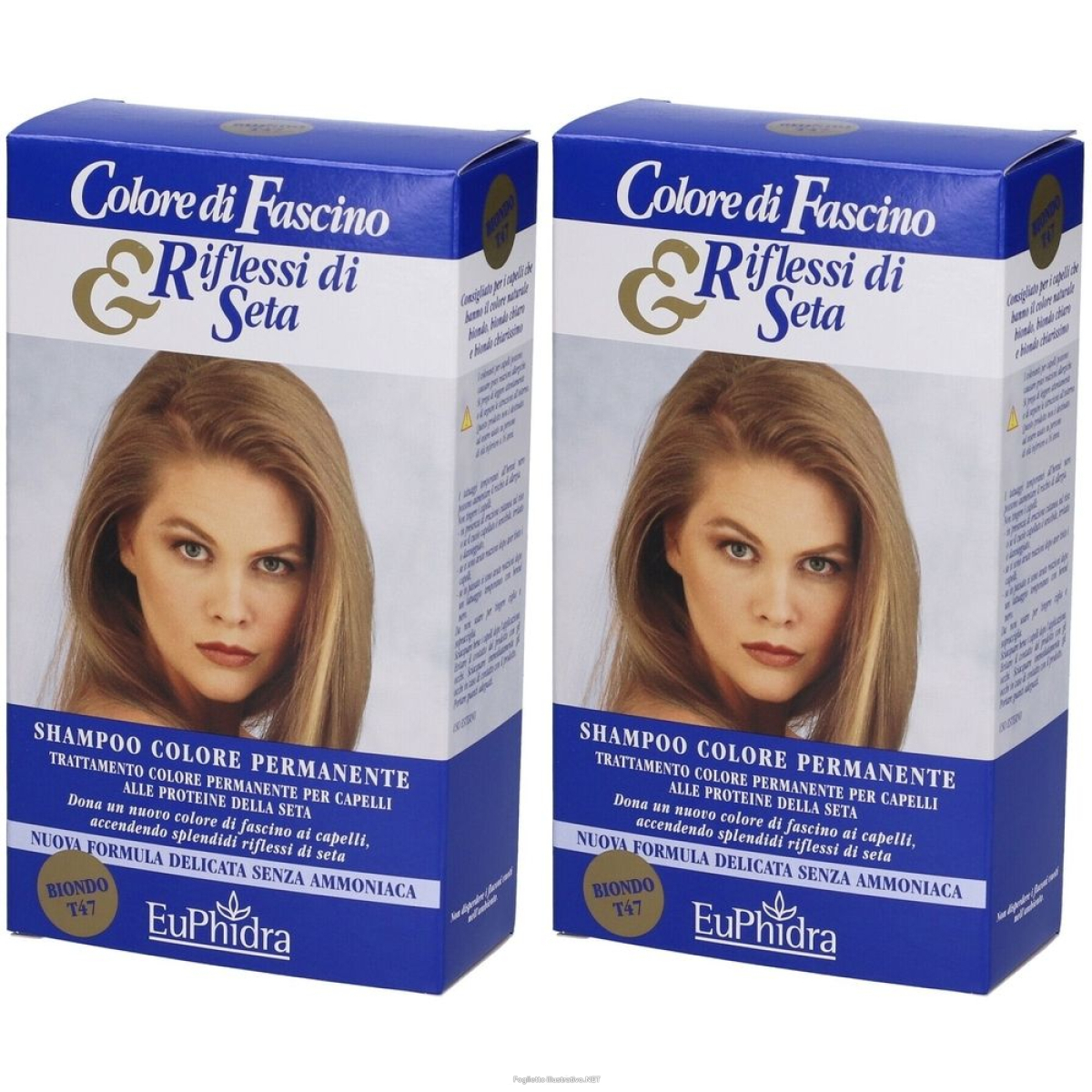 Acquista Online euphidra colore di fascino biondo t47 set da 2 2x120 ml shampoo e Cerca l'offerta più bassa