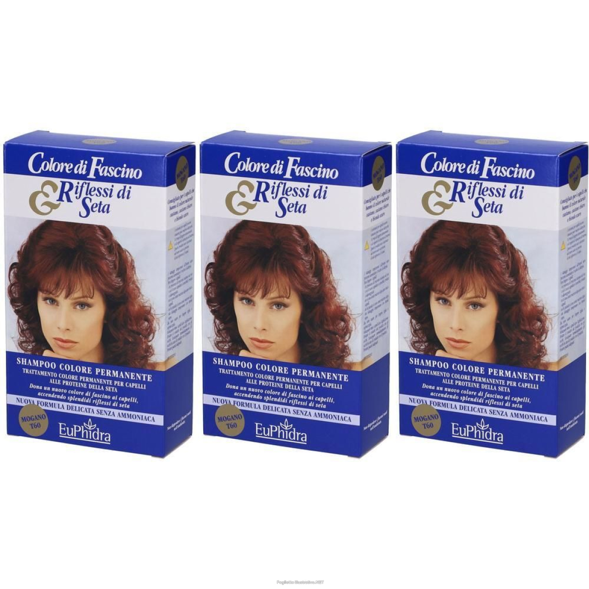 Acquista Online euphidra colore di fascino mogano t60 3x120 ml e Cerca l'offerta più bassa