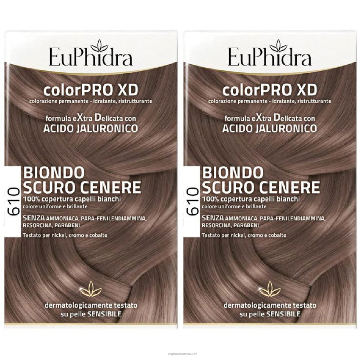 Acquista Online euphidra colorpro xd 310 biondo scuro cenere set da 2 2x50 ml lozione e Cerca l'offerta più bassa