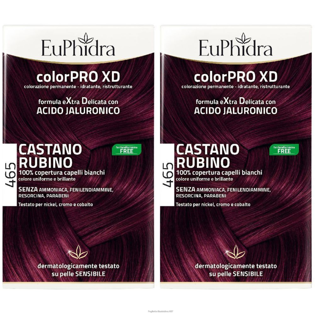 Acquista Online euphidra colorpro xd 465 castano rubino set da 2 2x50 ml lozione per c e Cerca l'offerta più bassa