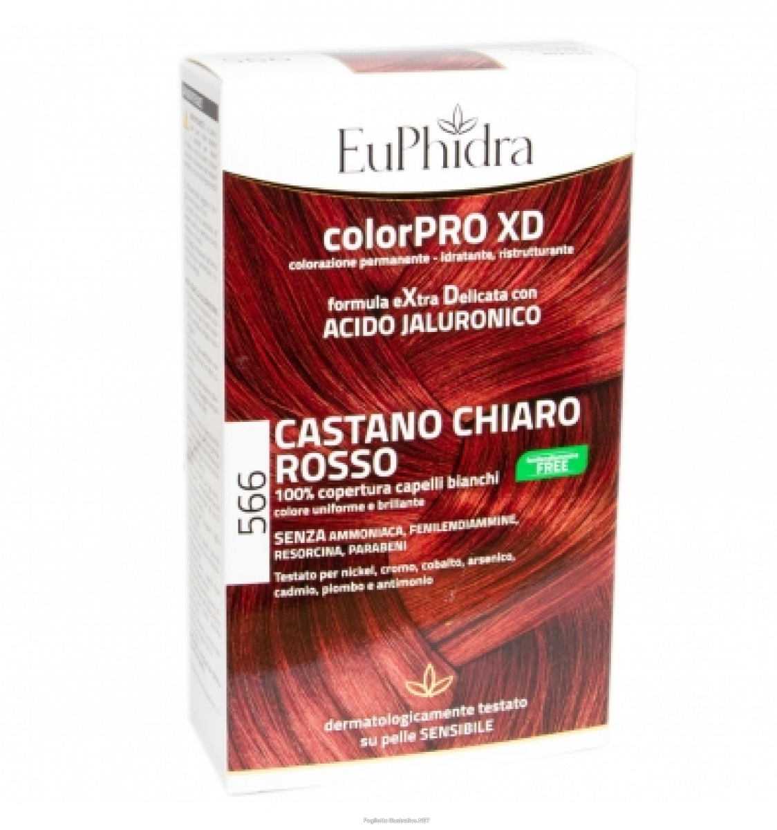 Acquista Online euphidra colorpro xd - colorazione permanente 566 castano chiaro rosso e Cerca l'offerta più bassa