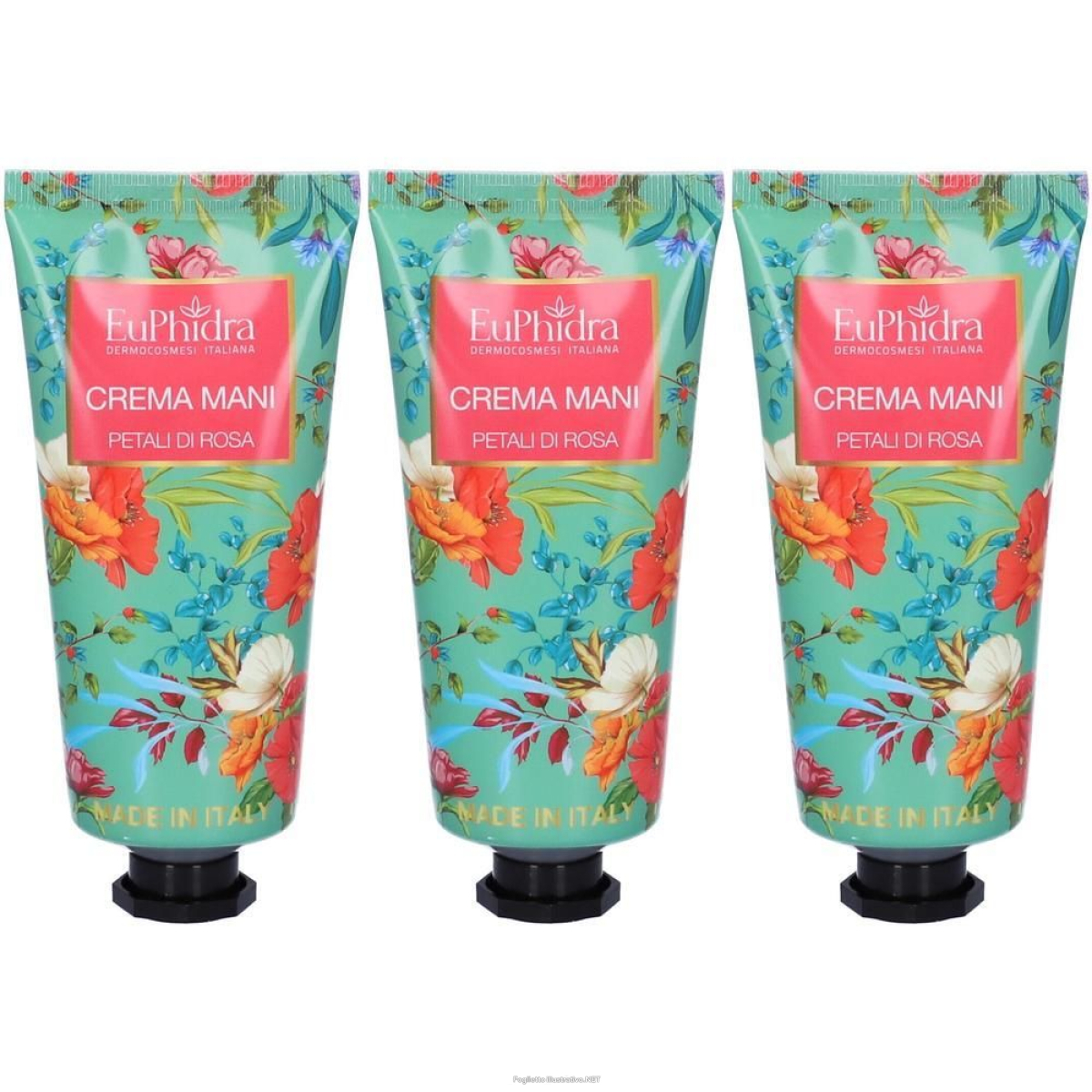 Acquista Online euphidra crema mani petali di rosa 3x50 ml e Cerca l'offerta più bassa
