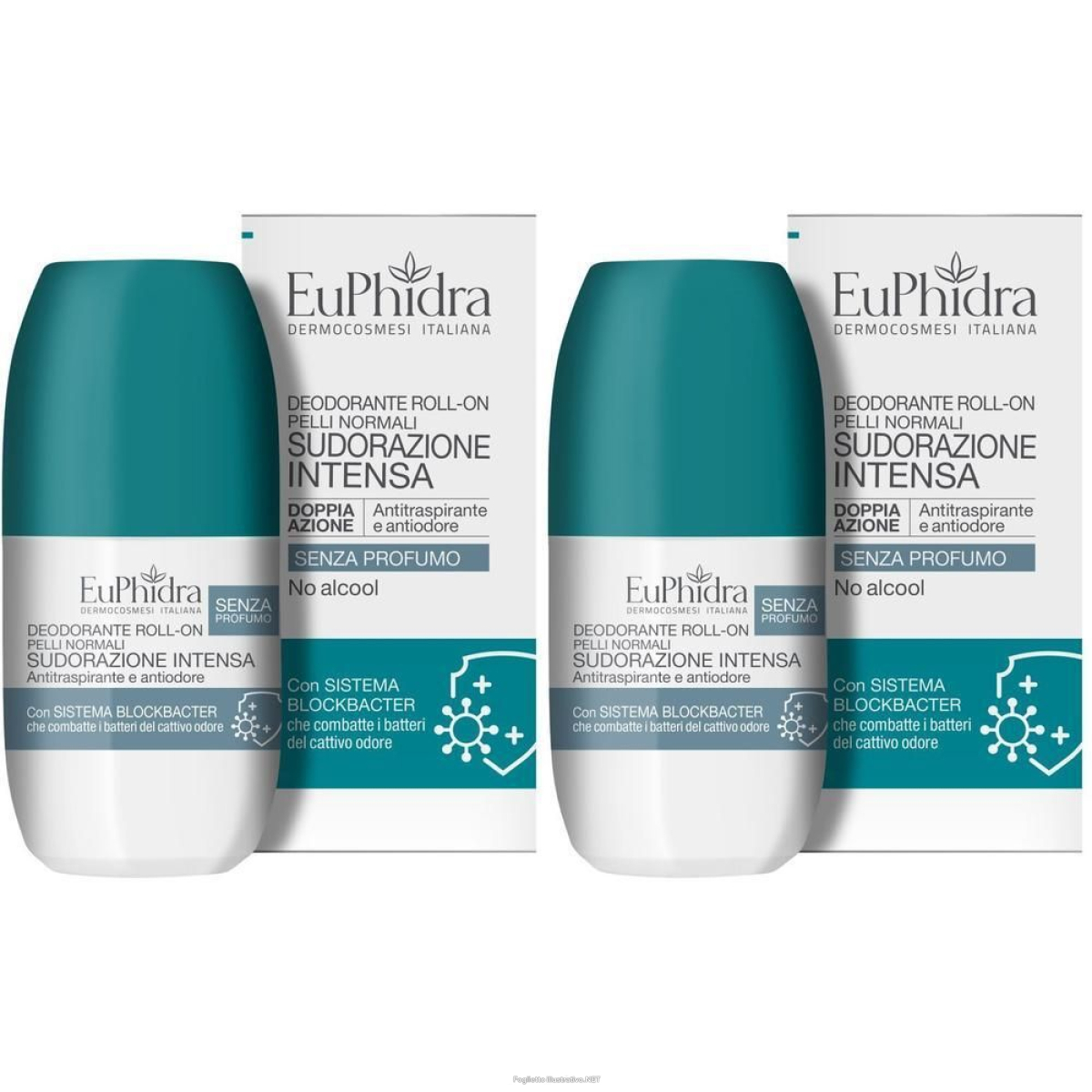 Acquista Online euphidra deo roll on senza profumo 2x50 ml e Cerca l'offerta più bassa