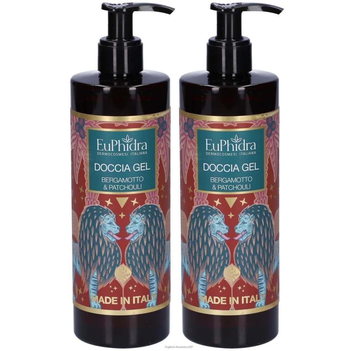 Acquista Online euphidra doccia gel bergamotto & patchouli set da 2 2x400 ml e Cerca l'offerta più bassa