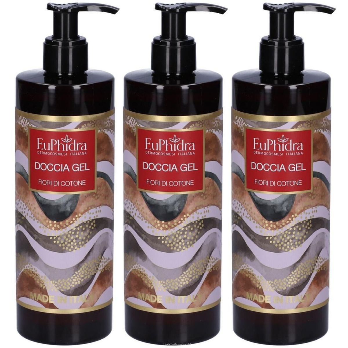 Acquista Online euphidra doccia gel fiori di cotone 3x400 ml e Cerca l'offerta più bassa